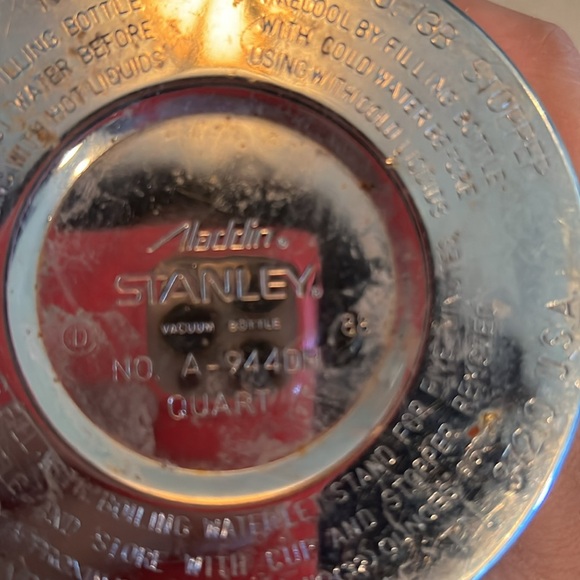 Aladdin Stanley Vintage Quart Green Thermos 1988 - Picture 4 of 9